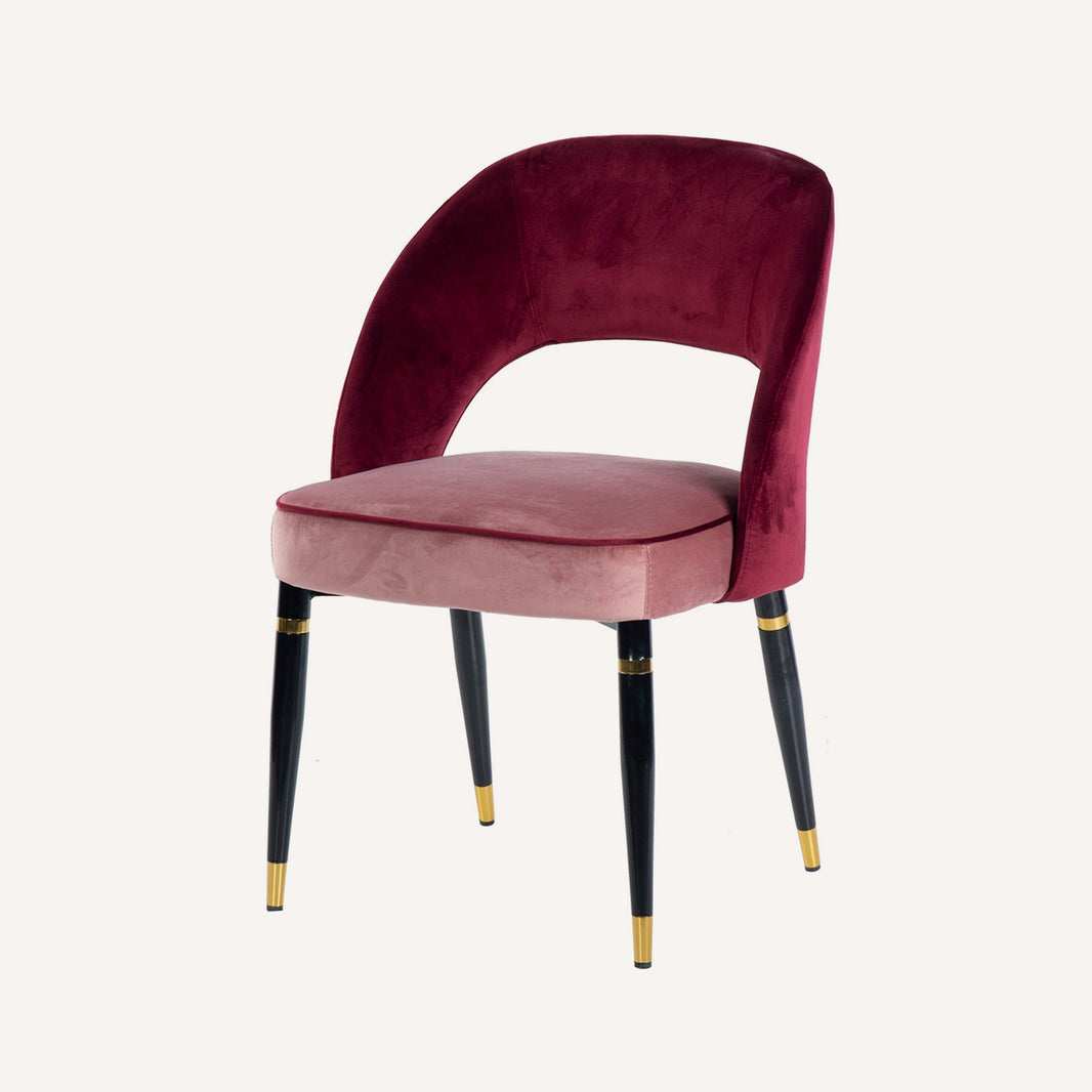 Silla Velvet Púrpura