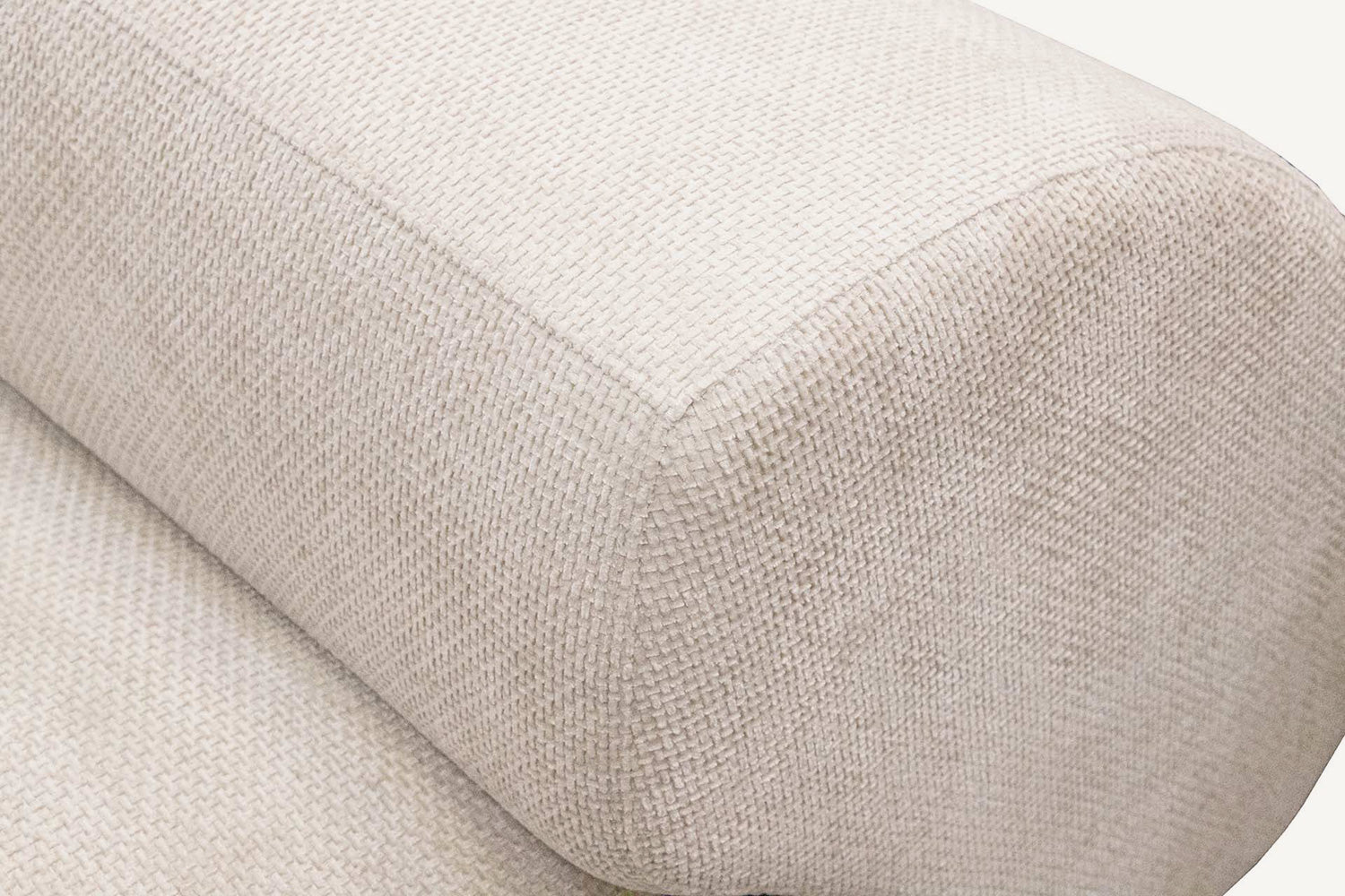 Sofá en Chenilla Beige Claro Culver 300 cm