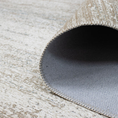 Alfombra Adore en gris azulado y tonalidades de marrón