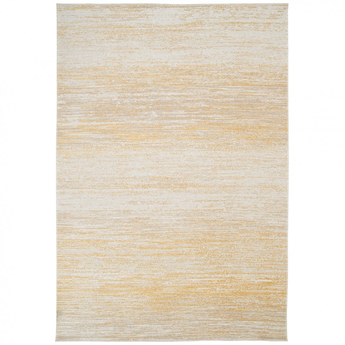 Alfombra Adore en amarillo-ocre y beige y tonalidades de marrón