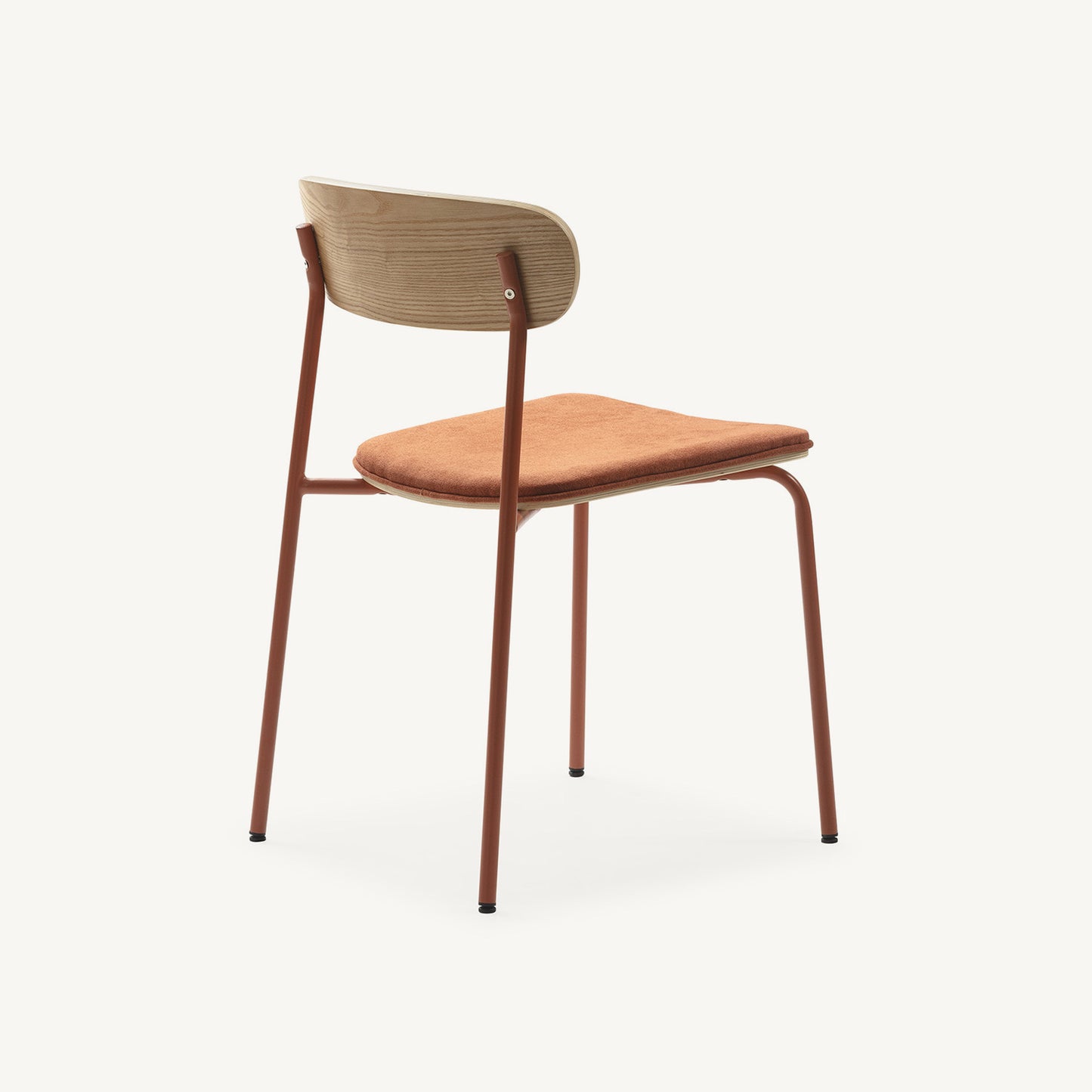 Silla funcional de estilo vintage Adriana teja