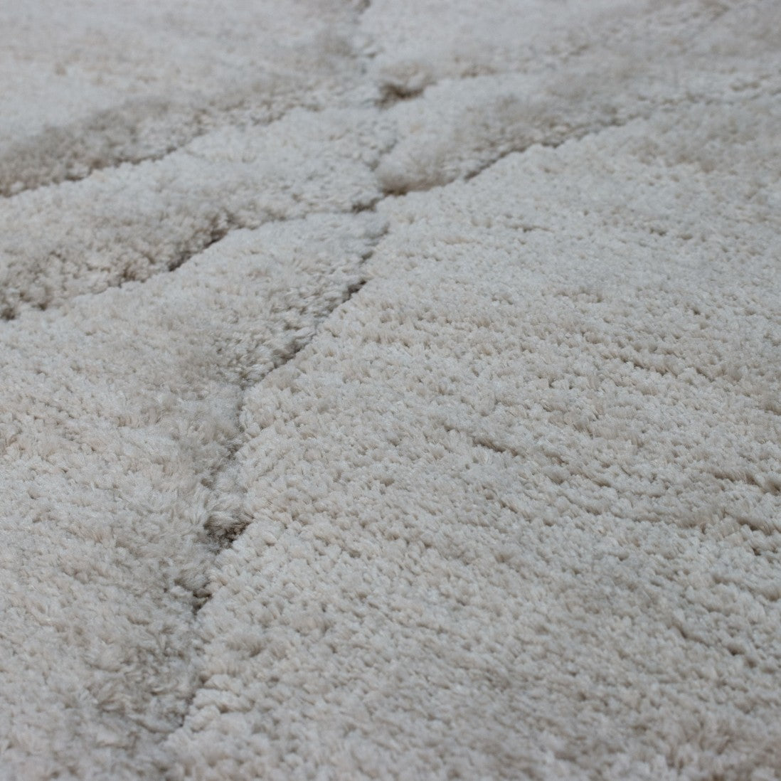 Alfombra Fez beige rayada 