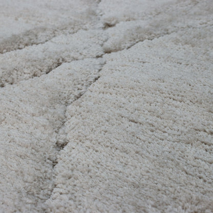 Alfombra Fez beige rayada 