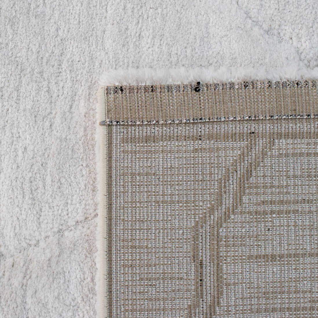 Alfombra Fez blanca rayada 