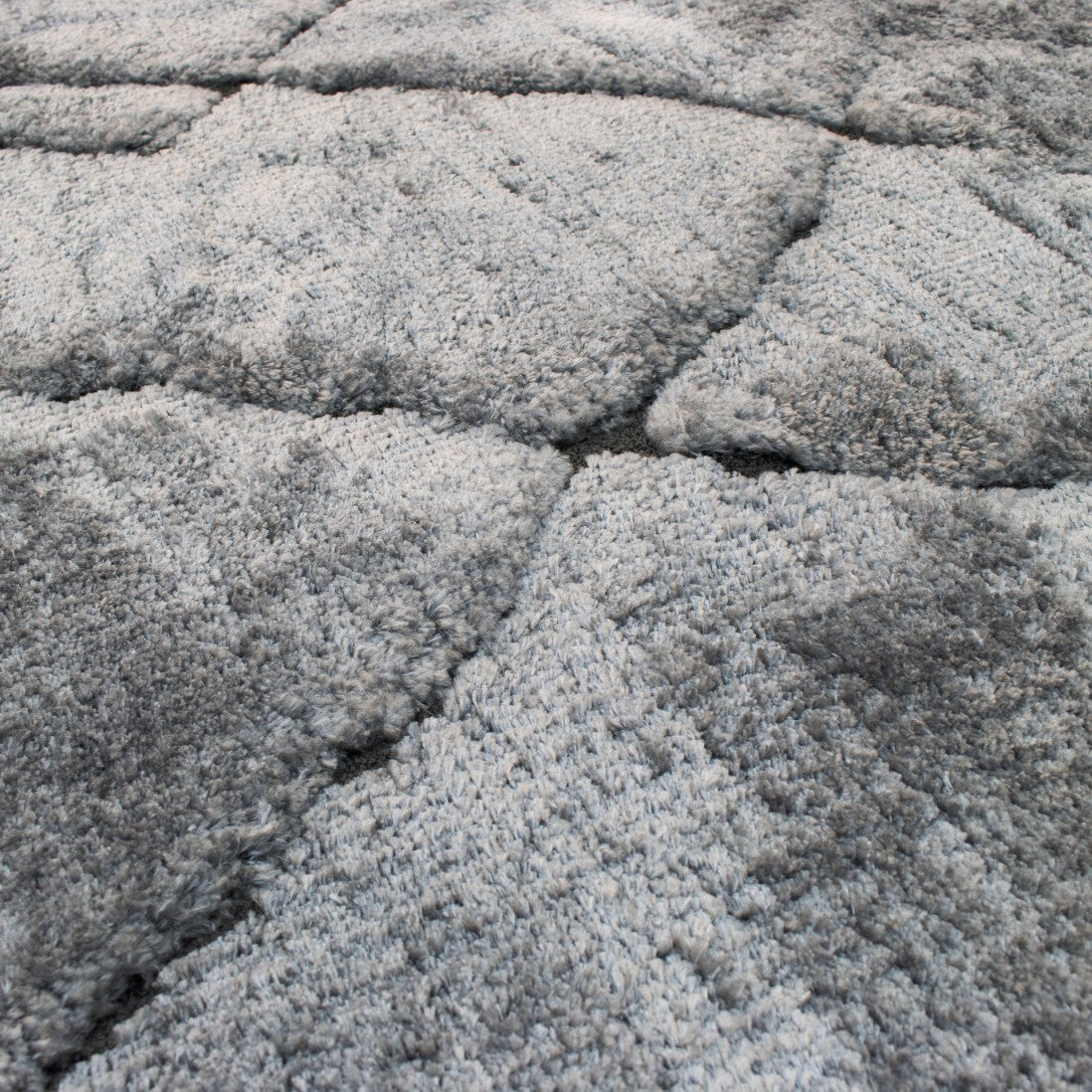 Alfombra Fez gris rayada 