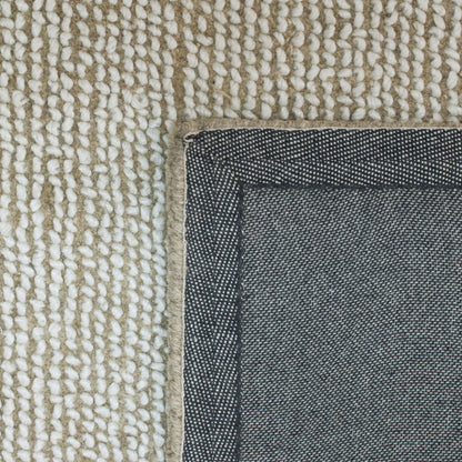 Alfombra Dots de lana beige