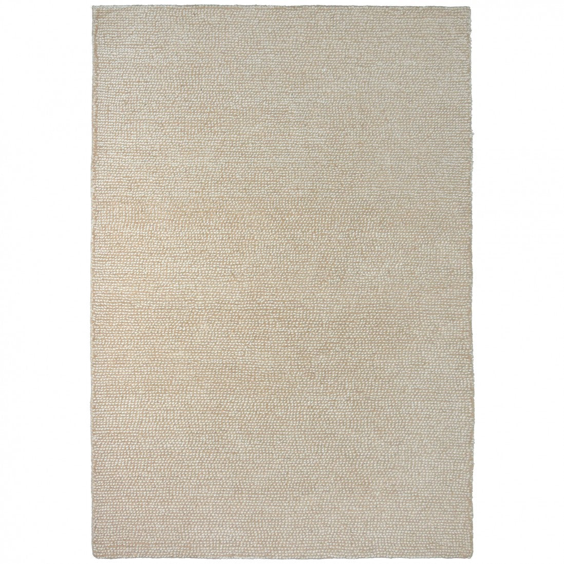 Alfombra Dots de lana beige