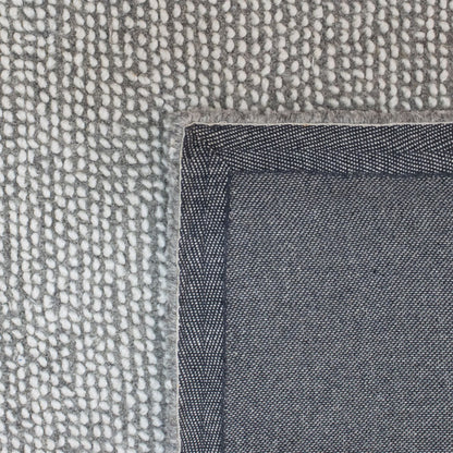 Alfombra Dots de lana gris