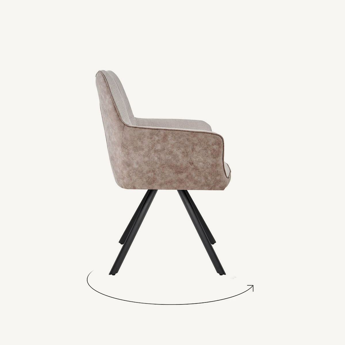 Sillón con asiento giratorio 360