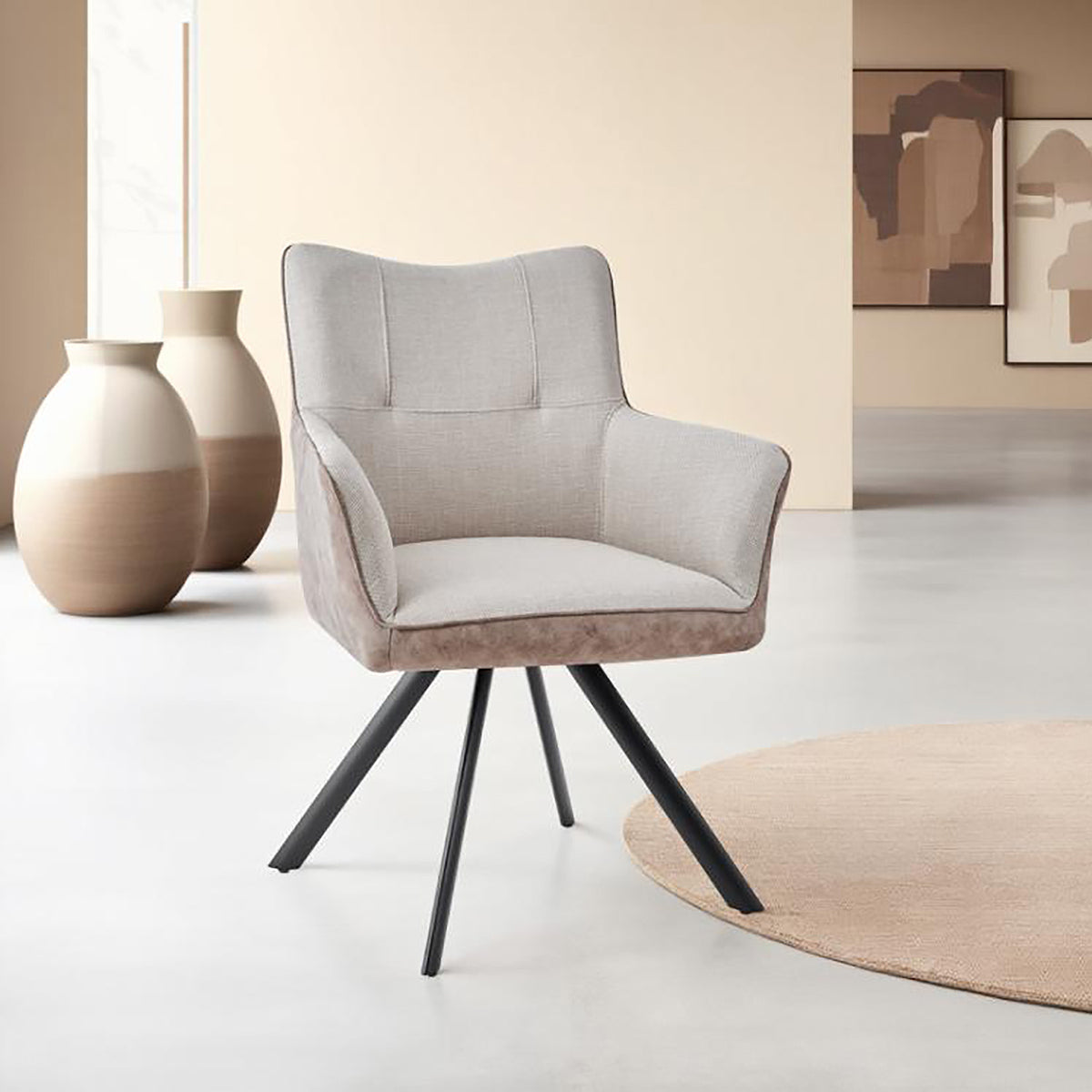 Sillón con asiento giratorio 360