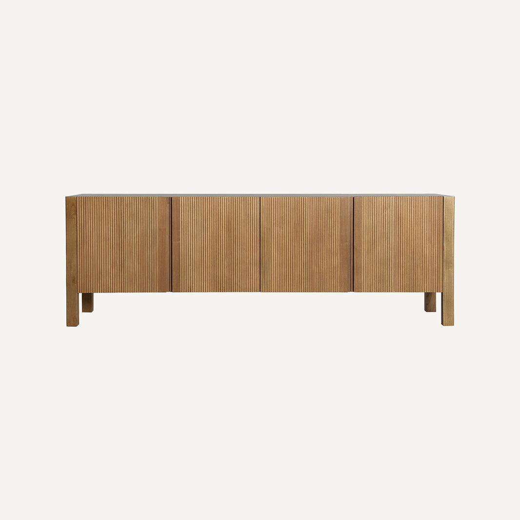 Mueble TV color marrón, de madera DM