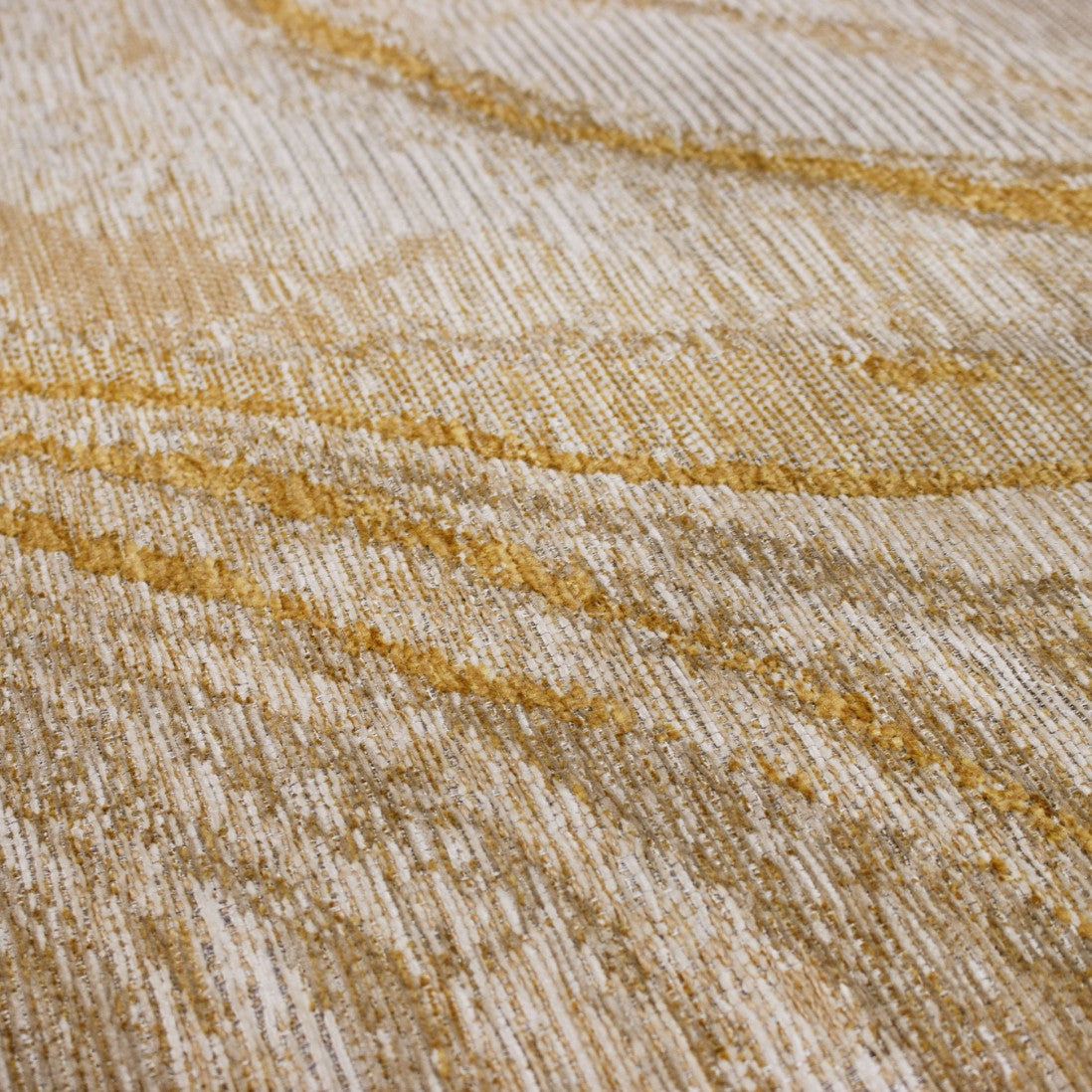 Alfombra adore ondas naranja ocre