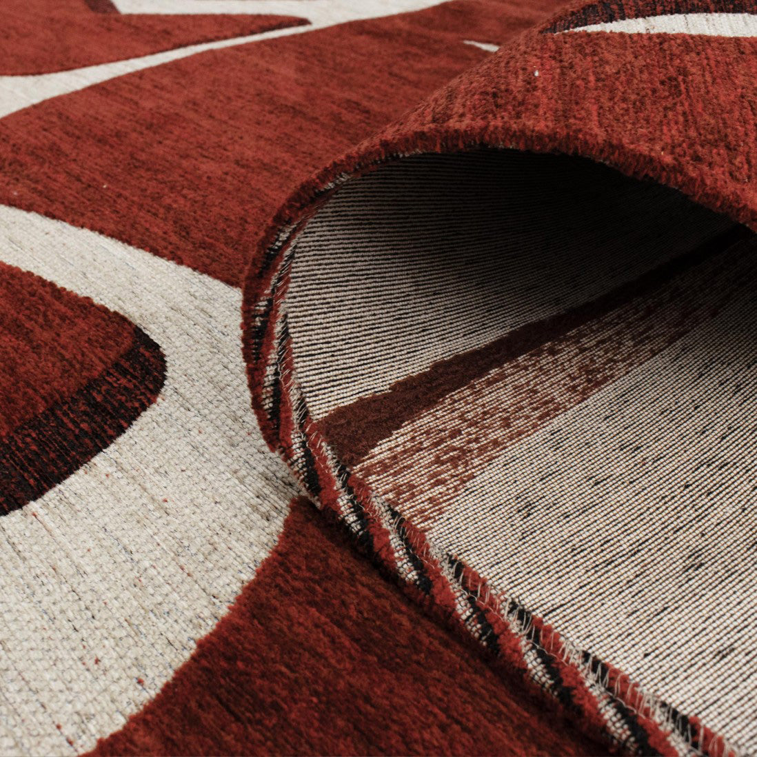 Alfombra Bliss Roja estampada