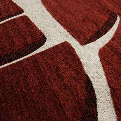 Alfombra Bliss Roja estampada