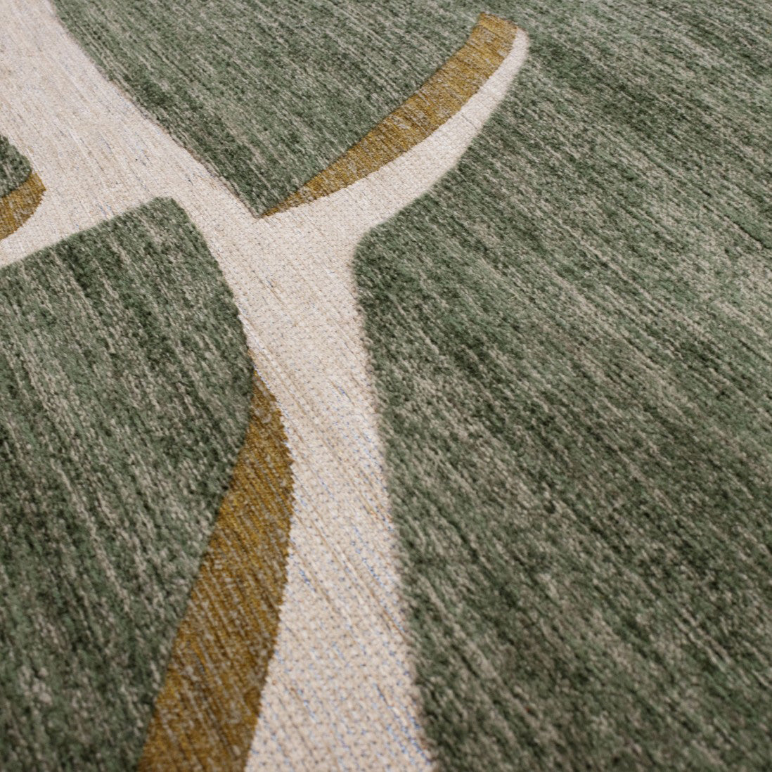 Alfombra Bliss Verde estampada