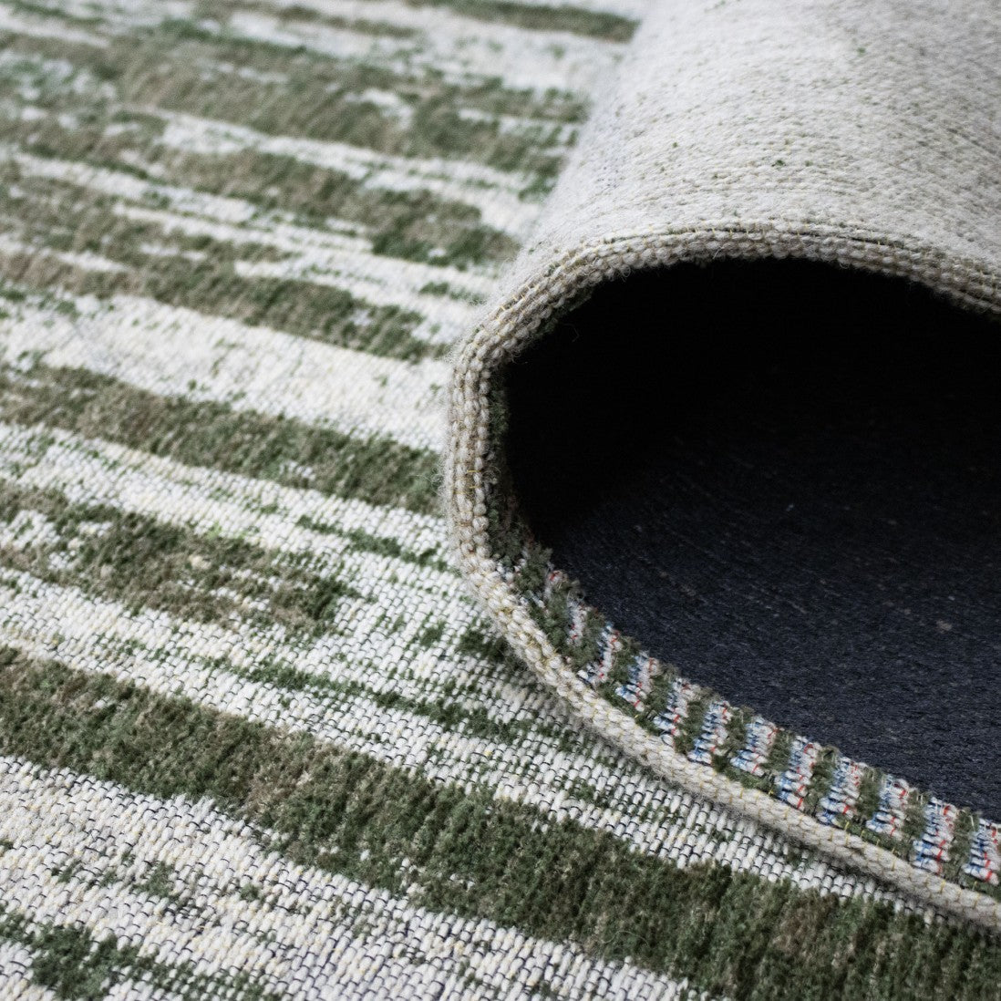 Alfombra Himalaya verde