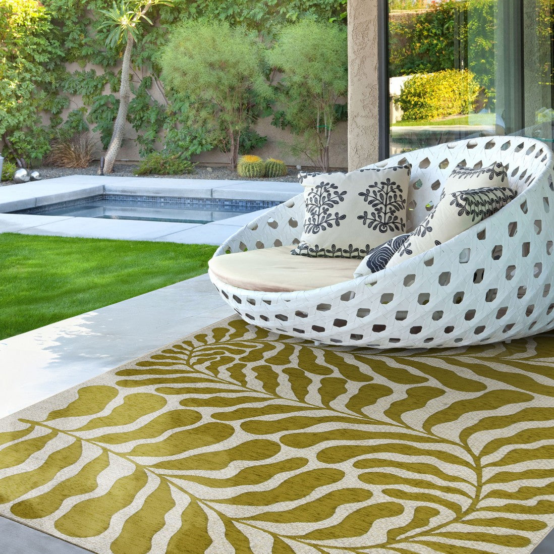 Alfombra Sandalo Oliva