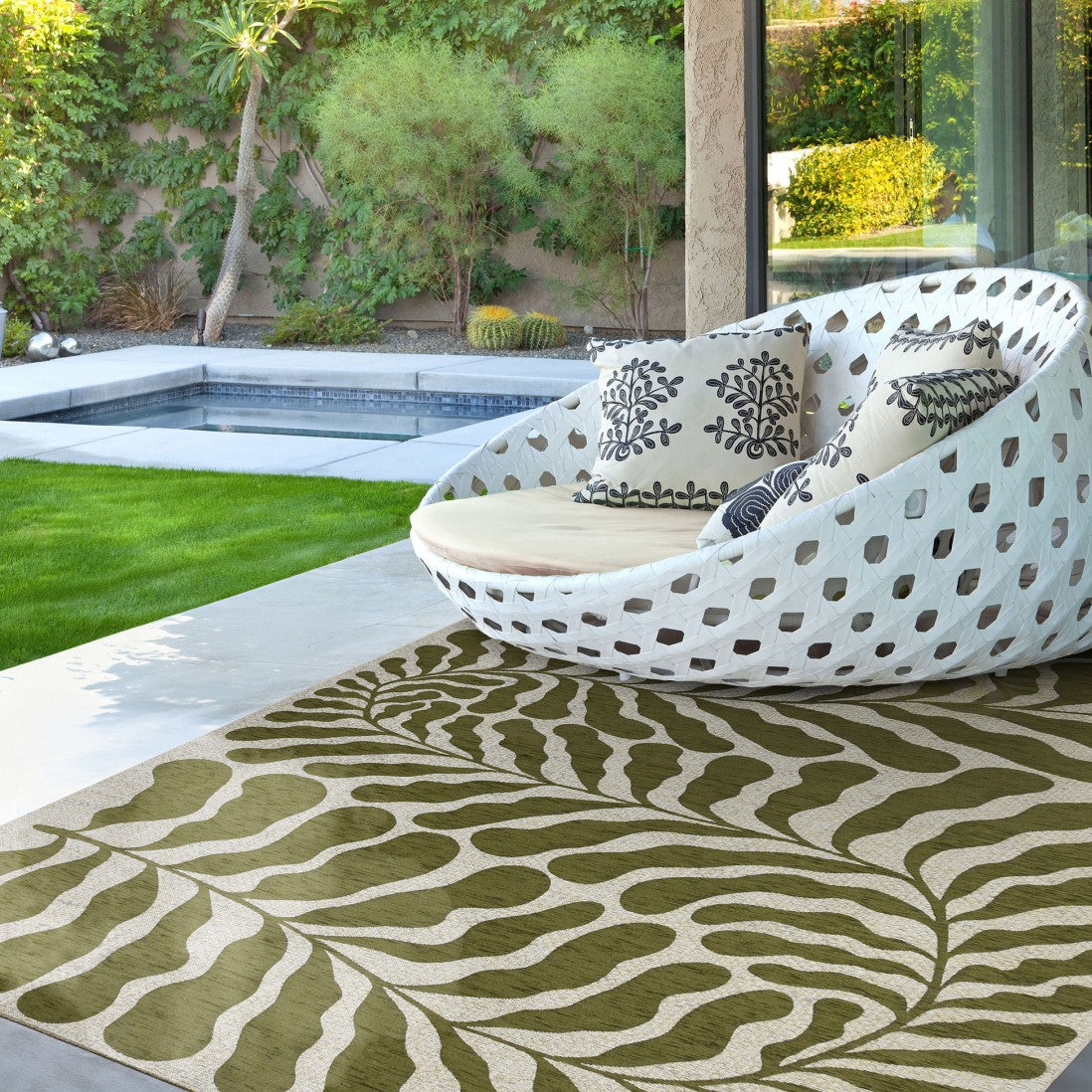 Alfombra Sandalo Verde