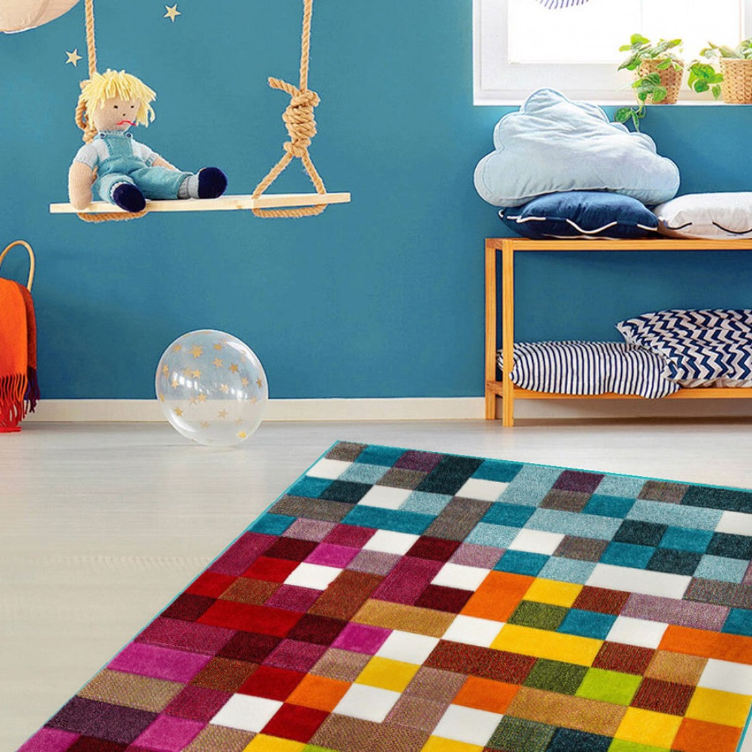 Alfombra Colorful Multicolor habitación niños
