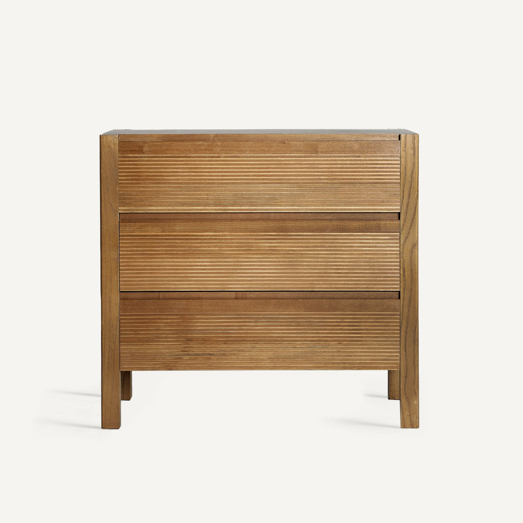 Cómoda, marrón, en madera DM