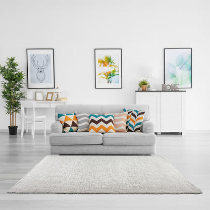 Alfombra Fez Lisa Blanca Roto