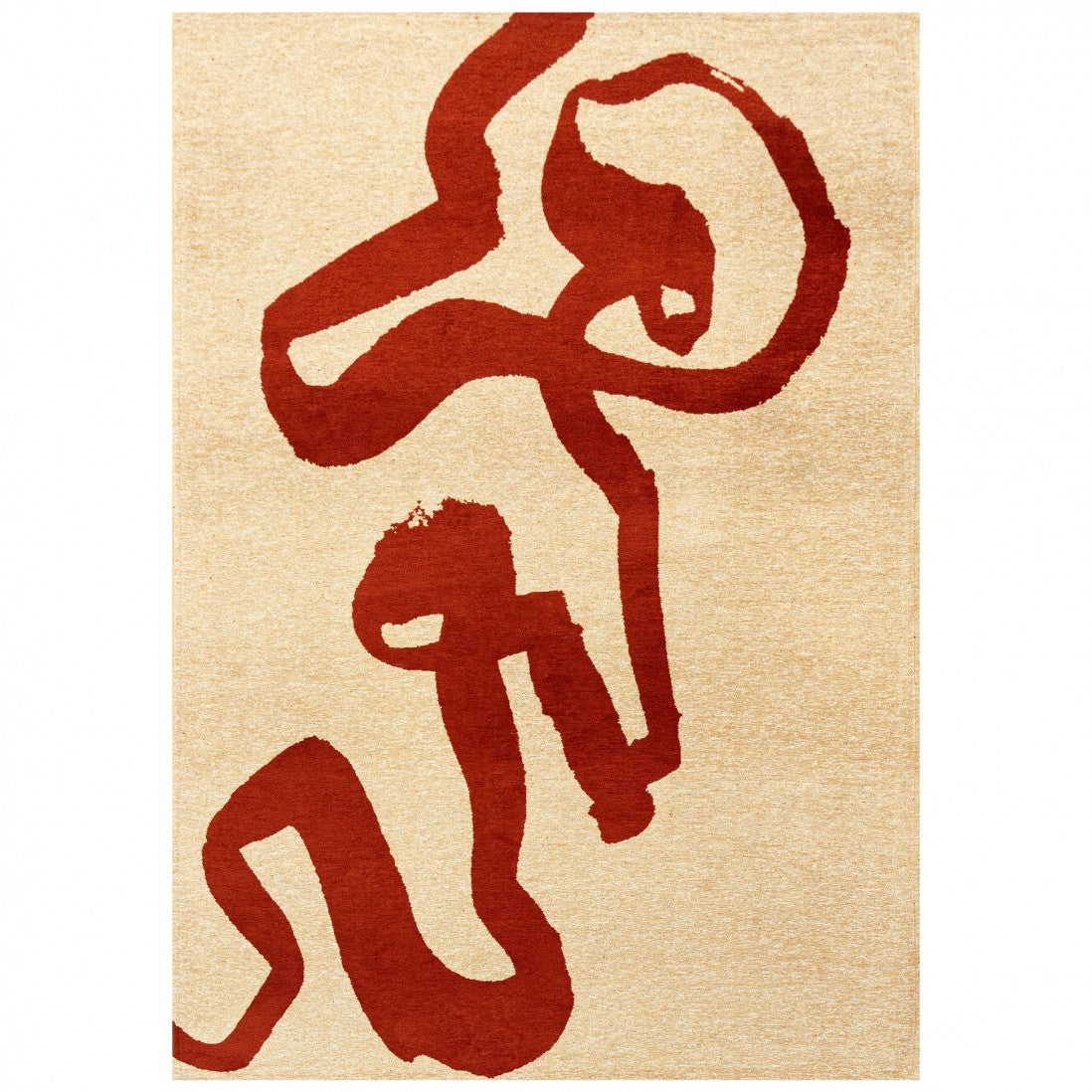 Alfombra Lace Chenille Roja