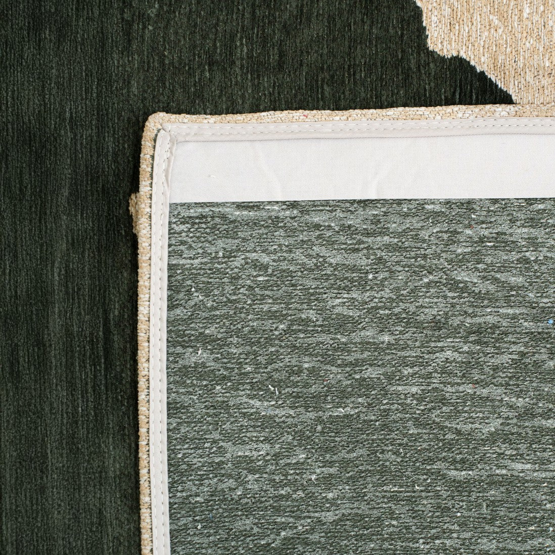 Alfombra Lace Chenille Verde