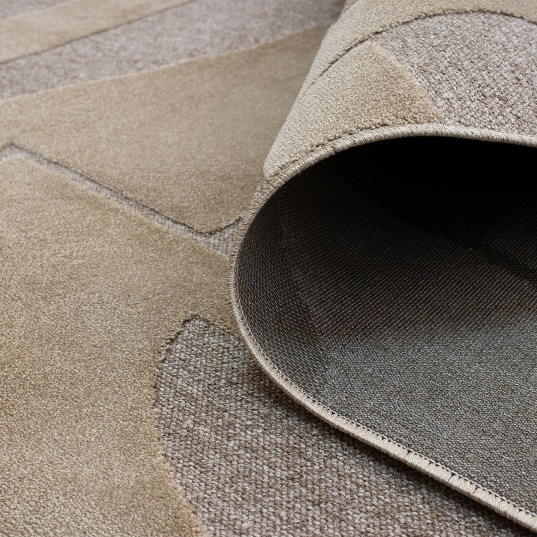 Alfombra Malmo geométrico Beige