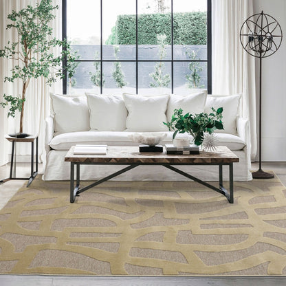 Alfombra Malmo geométrico Beige