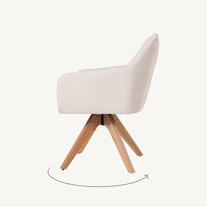 Silla con asiento giratorio 360º
