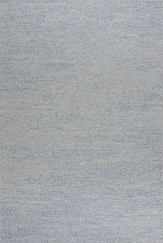 alfombra azul y beige